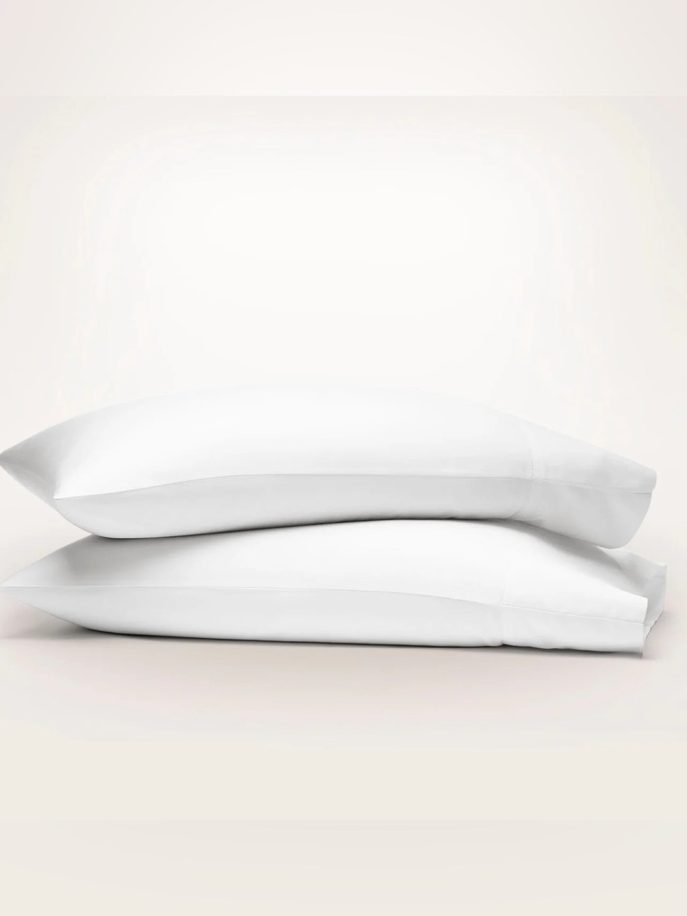 New 2 standard  size Boll & branch signature  fabric  White Pillowcases - Soft